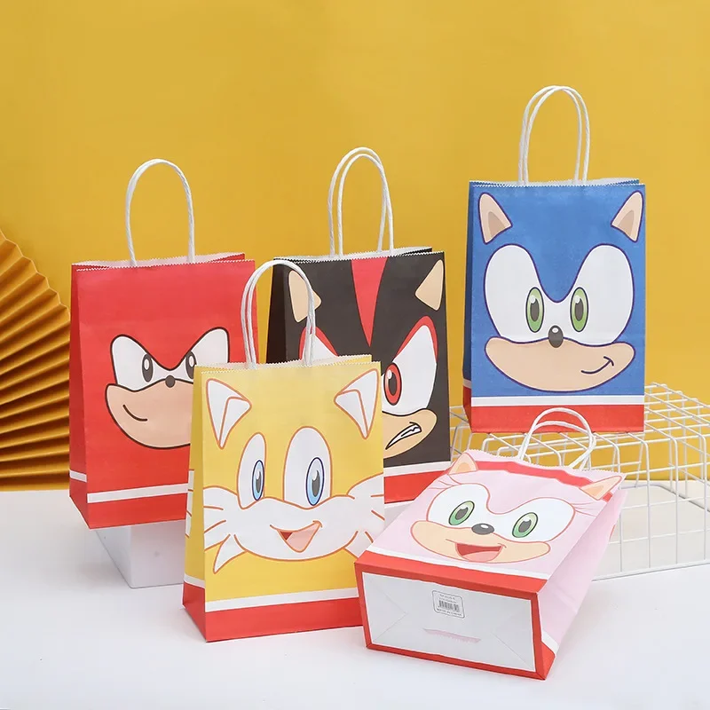 Food Snacks Candy - 売れ筋新作ソニックキャンディギフトバッグかわいい漫画ハリネズミアニメショッピングバッグホリデーパーティーデコレーション子供誕生日おもちゃギフト