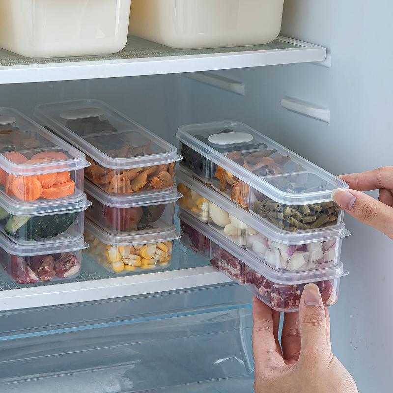 積み重ね可能な冷蔵庫・冷凍庫用オーガナイザー 1個入り 正方 - Food Snacks With Iron のレビューと価格
