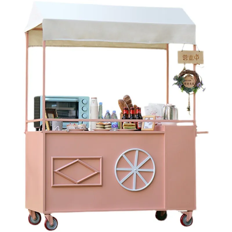 移動式手押しスナックカート、屋外夜市フードトロリー、販促用ス - Snacks Food Stall のレビューと価格