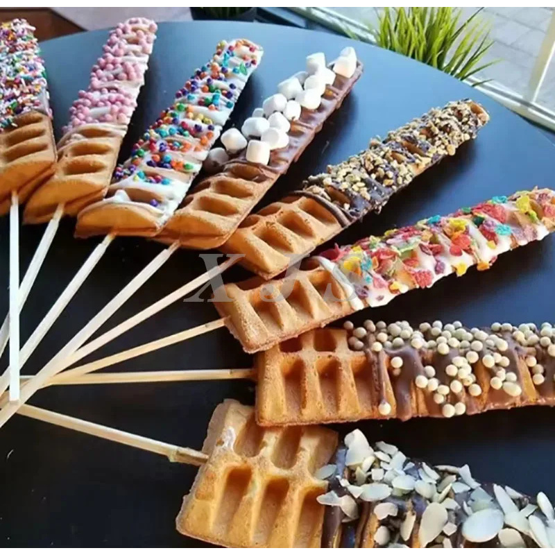 新スナック食品高品質鉄製ミニロリポップワッフルスティックメー - Food Snacks With Iron のレビューと価格