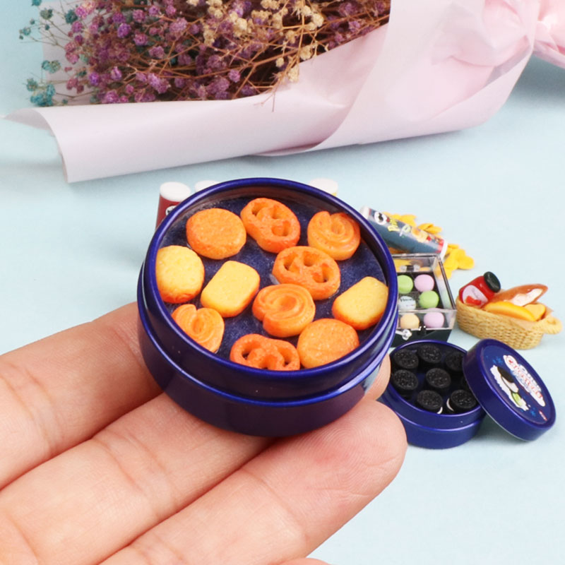 1/6 ミニチュア人形食品ミニチョコレートクッキーボックスポ - Food Sweet Snacks のレビューと価格