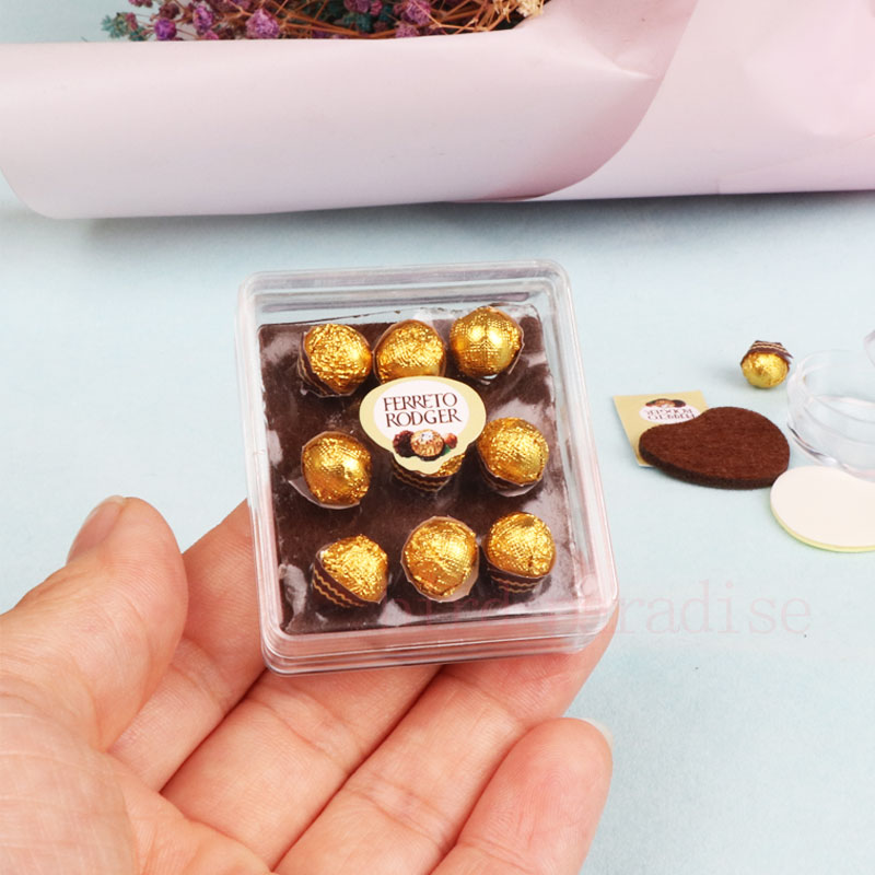 1/6 ミニチュア人形食品ミニチョコレートクッキーボックスポ - Food Sweet Snacks のレビューと価格