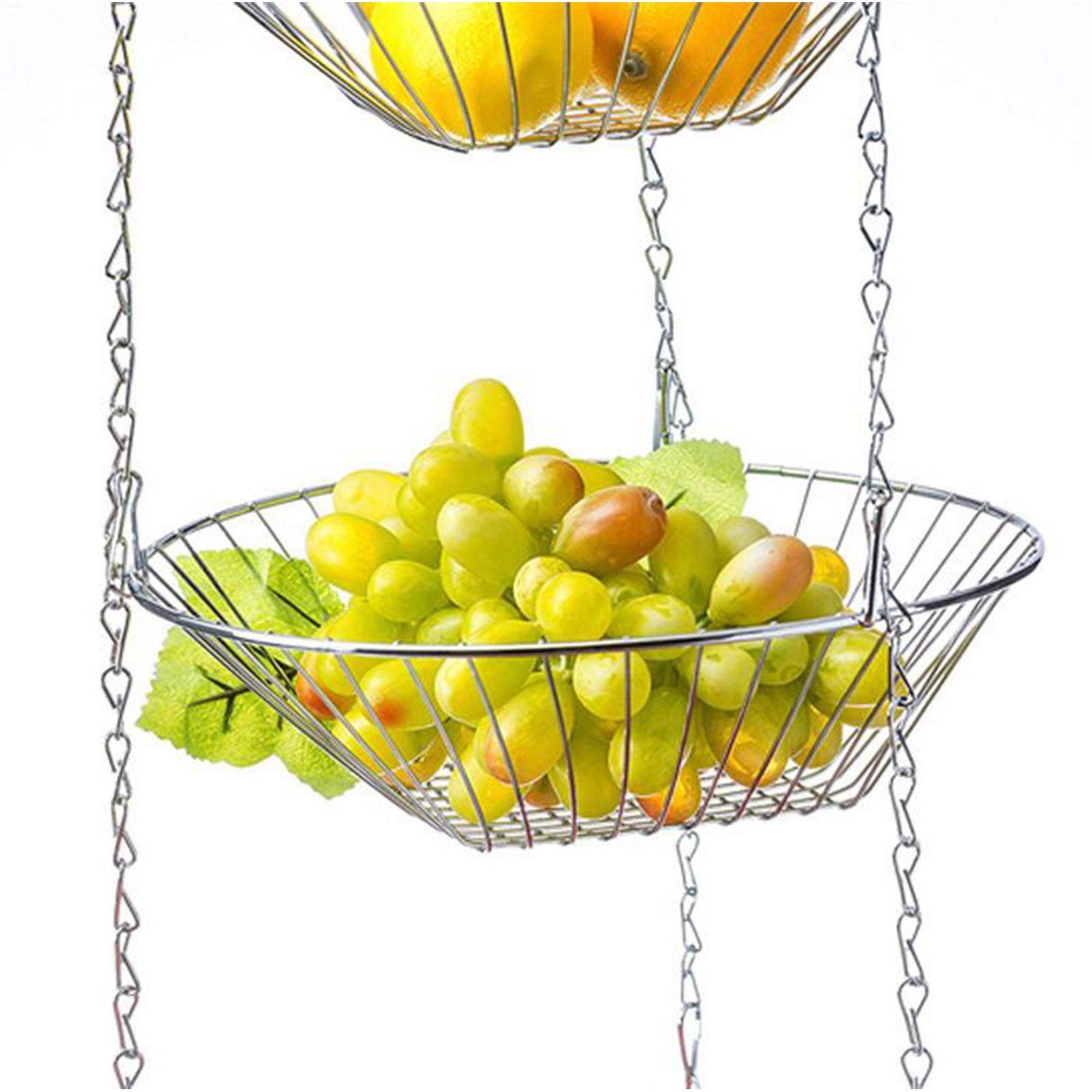 フルーツバスケット 3段 鉄製ホルダー 収納オーガナイザー  - Food Snacks With Iron のレビューと価格