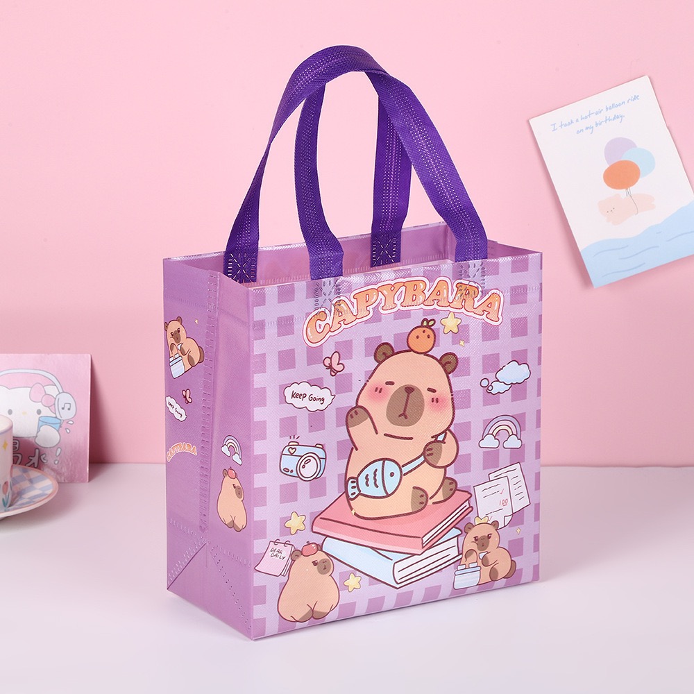 10 個新カピバラギフトバッグキャンディスナック防水不織布ギ - Food Snacks Candy のレビューと価格