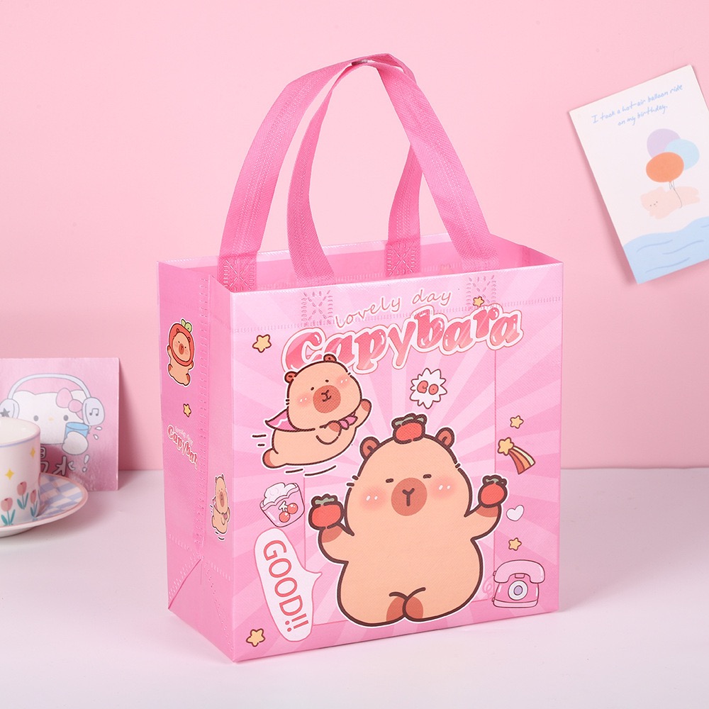 10 個新カピバラギフトバッグキャンディスナック防水不織布ギ - Food Snacks Candy のレビューと価格